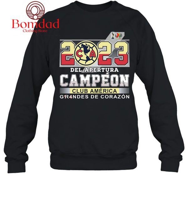 2023 Del Apertura Campeon Club America T Shirt