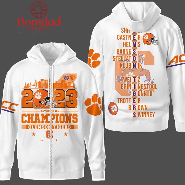 2023 Gator Bowl Champions Clemson Tigers Hoodie T Shirt