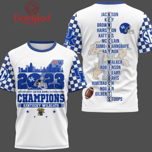 2023 Gator Bowl Champions Kentucky Wildcats Hoodie T Shirt