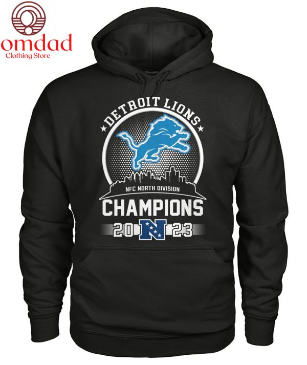 2023 NFC North Division Champions Detroit Lions T Shirt