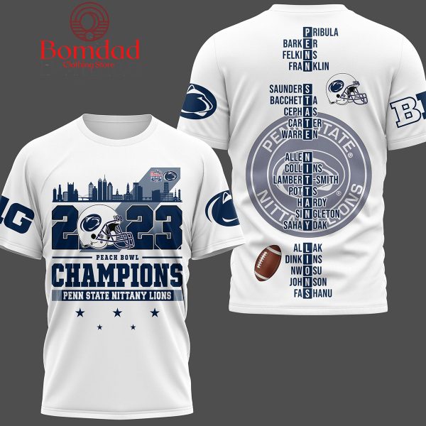 2023 Peach Bowl Champions Nittany Lions Hoodie T Shirt