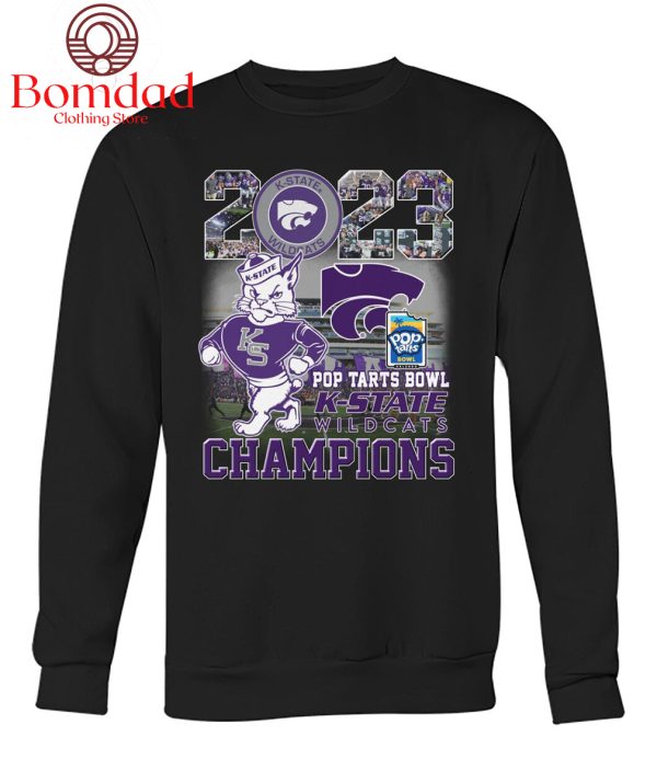 2023 Pop Tarts Bowl K State Wildcats Champions T Shirt