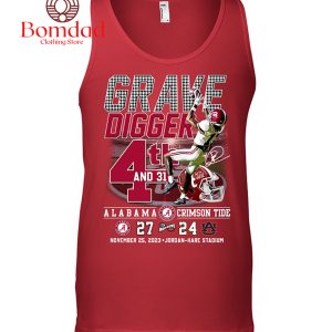Alabama Crimson Tide Grave Digger T Shirt