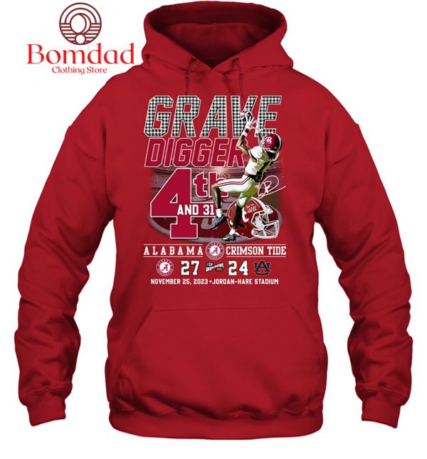 Alabama Crimson Tide Grave Digger T Shirt