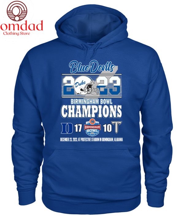 Blue Devils 2023 Birmingham Bowl Champions T Shirt