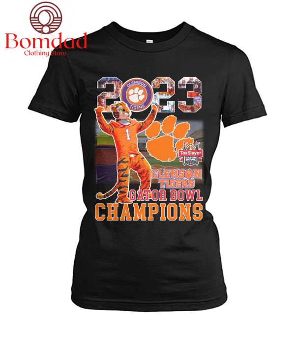Clemson Tigers Gator Bowl Champions 2023 T Shirt