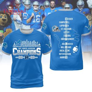 Detroit Lions 2023 Champions 2023 Hoodie T Shirt