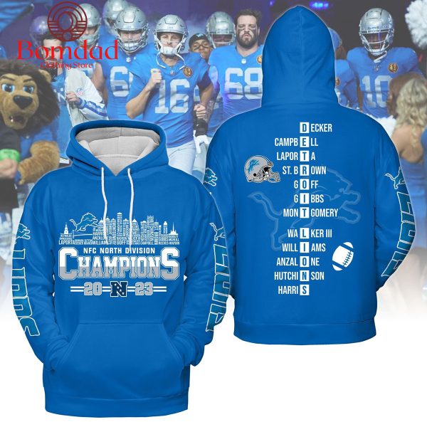 Detroit Lions 2023 Champions 2023 Hoodie T Shirt