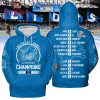 One Pride 2023 NFC North Division Champions Detroit Lions Hoodie T Shirt