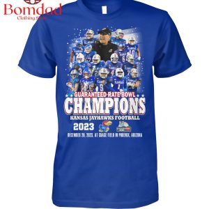 Kansas Jayhawks Football Guaranteed Rate Bowl Champions 2023 T Shirt