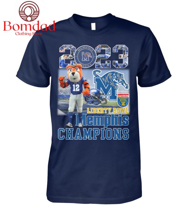 Memphis Tigers 2023 Liberty Bowl Champions T Shirt