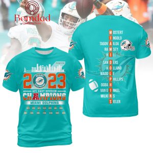 Miami Dolphins 2023 AFC Champions Hoodie T Shirt
