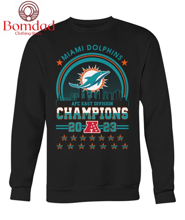 Miami Dolphins AFC Champions 2023 T Shirt