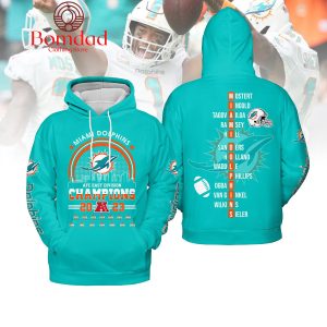 Miami Dolphins AFC East Division Champions 2023 Hoodie T Shirt