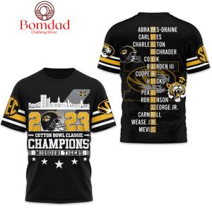 Missouri Tigers Cotton Bowl Classic Champions 2023 Hoodie T Shirt