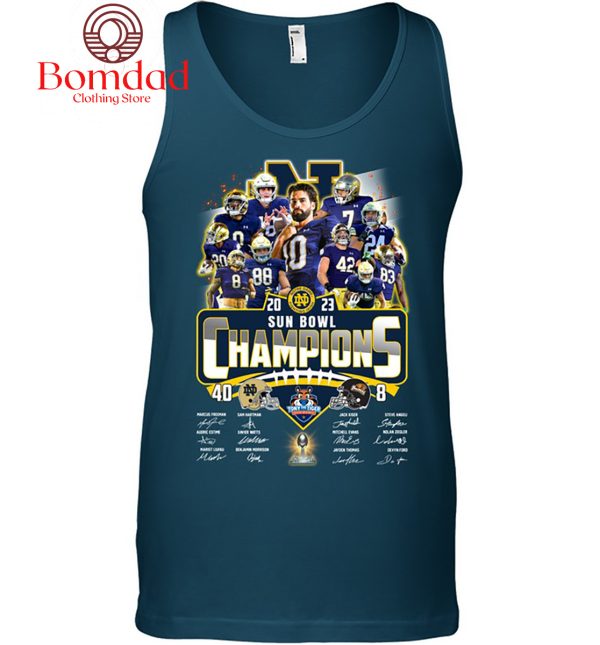 Notre Dame Fighting Irish Sun Bowl Champions 2023 T Shirt