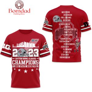 Ohio State Buckeyes Cotton Bowl Classic Champions 2023 Hoodie T Shirt