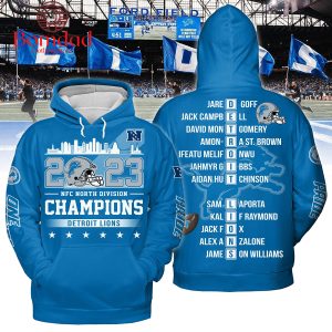 One Pride 2023 NFC North Division Champions Detroit Lions Hoodie T Shirt