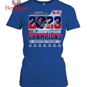 2023 AFC Champions Houston Texans T Shirt