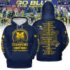 Michigan Wolverines 2023 CFP National Champions Gold Hoodie T Shirt