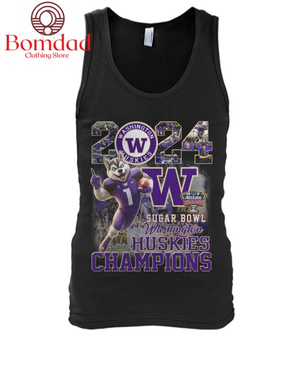 2024 Washington Huskies Champions Sugar Bowl T Shirt