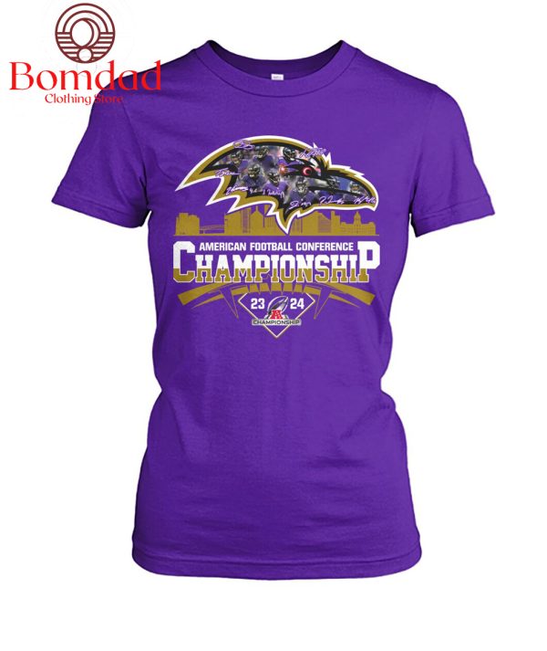 AFC Championship 2023 2024 Baltimore Ravens T Shirt