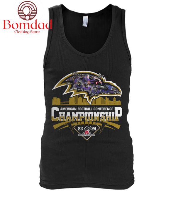 AFC Championship 2023 2024 Baltimore Ravens T Shirt