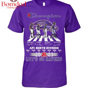 AFC North Division Baltimore Ravens Champion T Shirt