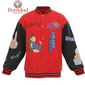 Ariana Grande Your Energy Is Yours And Mine Is Mine Baseball Jacket