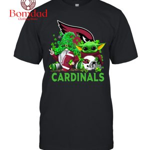 Arizona Cardinals Baby Yoda Happy St.Patrick’s Day Shamrock T Shirt