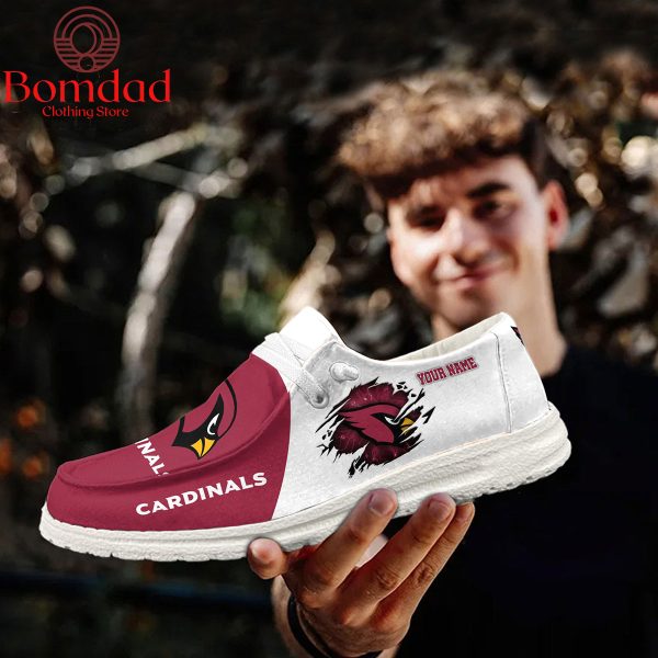 Arizona Cardinals Personalized Sport Hey Dude Shoes