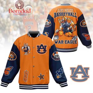 Auburn Tigers Basketball War Eagle Baseball Jacket