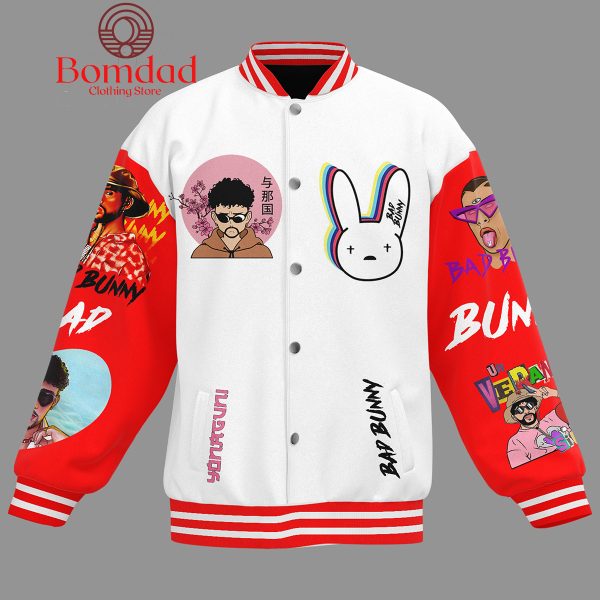 Bad Bunny Yonaguni Art Baseball Jacket