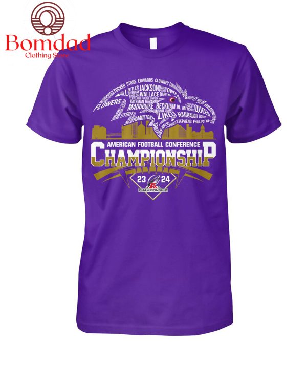 Baltimore Ravens AFC Championship T Shirt