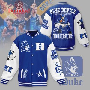 Blue Devils Basketball Go Duke Baseball Jacket
