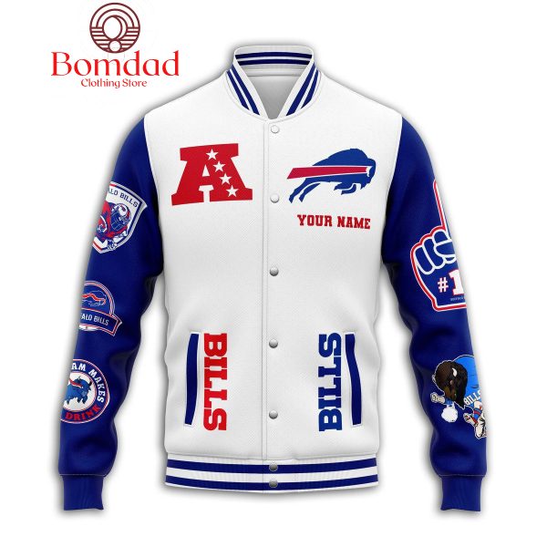 Buffalo Bills AFC East Champions Personalized Baseball Jacket