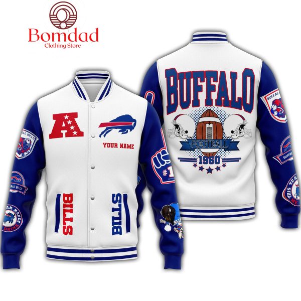 Buffalo Bills AFC East Champions Personalized Baseball Jacket