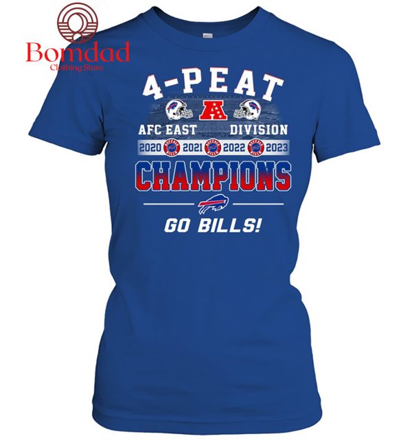 Buffalo Bills Go Bills 4 Peat Champions T Shirt