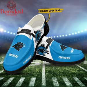 Carolina Panthers Personalized Sport Hey Dude Shoes