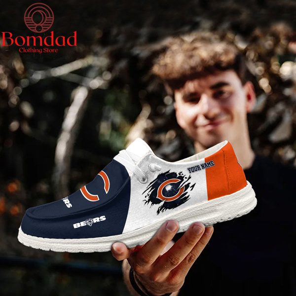 Chicago Bears Personalized Sport Hey Dude Shoes