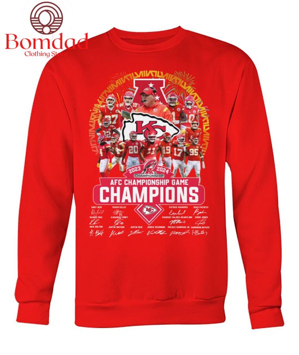 Chiefs AFC Championship Game Champions 2024 T Shirt