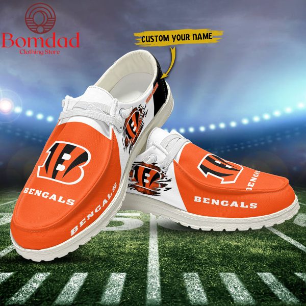 Cincinnati Bengals Personalized Sport Hey Dude Shoes