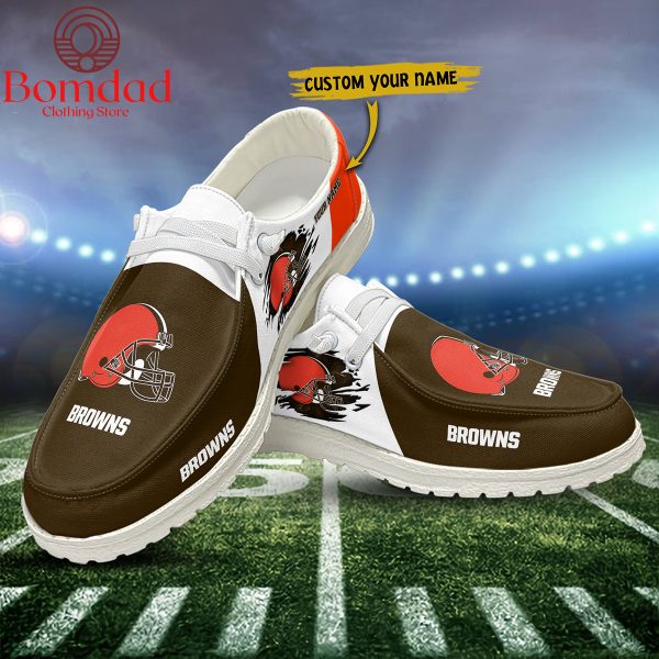 Cleveland Browns Personalized Sport Hey Dude Shoes