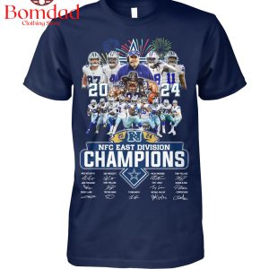 Dallas Cowboys 2024 NFC East Division Champions T Shirt