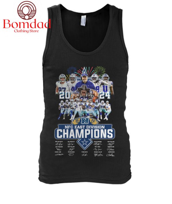 Dallas Cowboys 2024 NFC East Division Champions T Shirt
