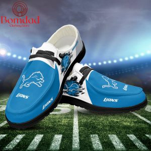 Detroit Lions Personalized Sport Hey Dude Shoes