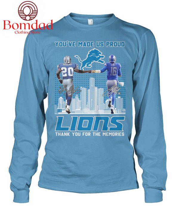 Detroit Lions You’ve Made Us Proud T Shirt