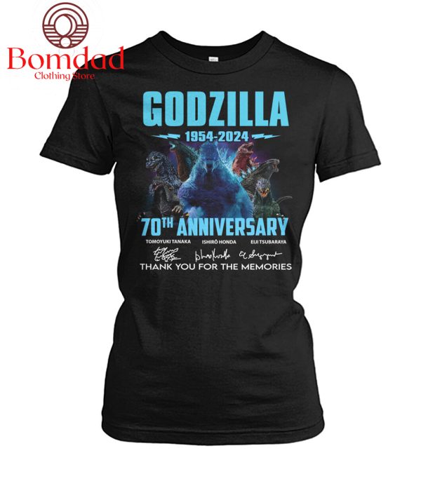 Godzilla 1954 2024 70th Anniversary Memories T Shirt