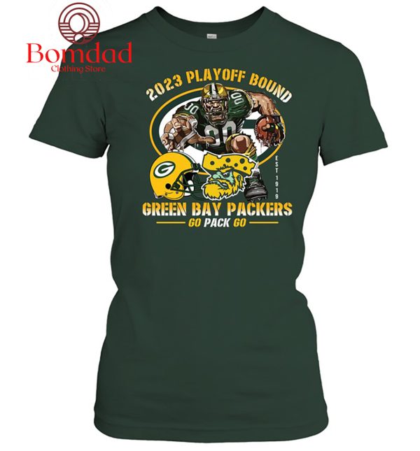 Green Bay Packers 2023 Playoff Bound Go Pack Go T Shirt