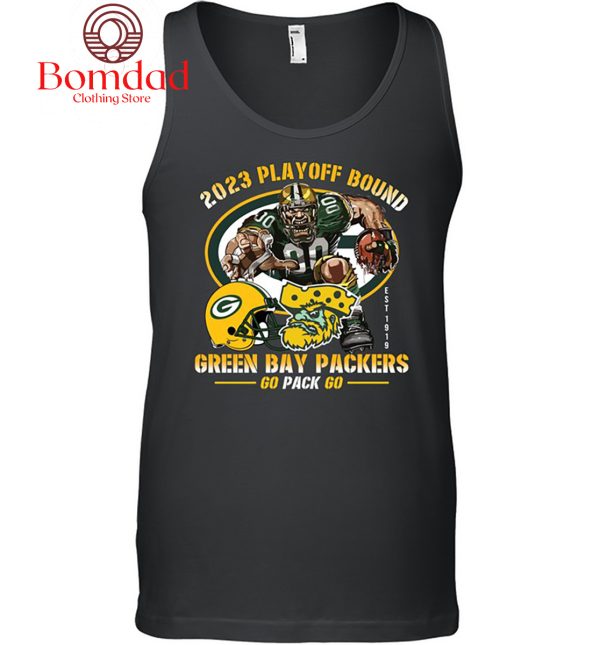 Green Bay Packers 2023 Playoff Bound Go Pack Go T Shirt